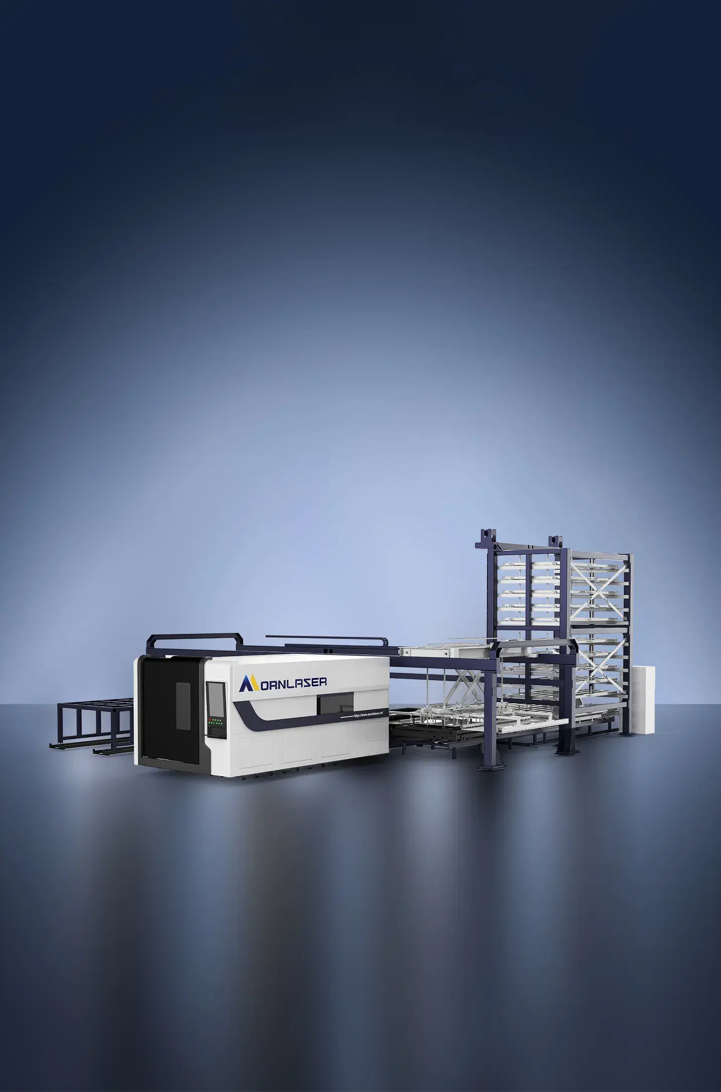 Fully Automatic Loading & Unloading Laser Cutting Production Line