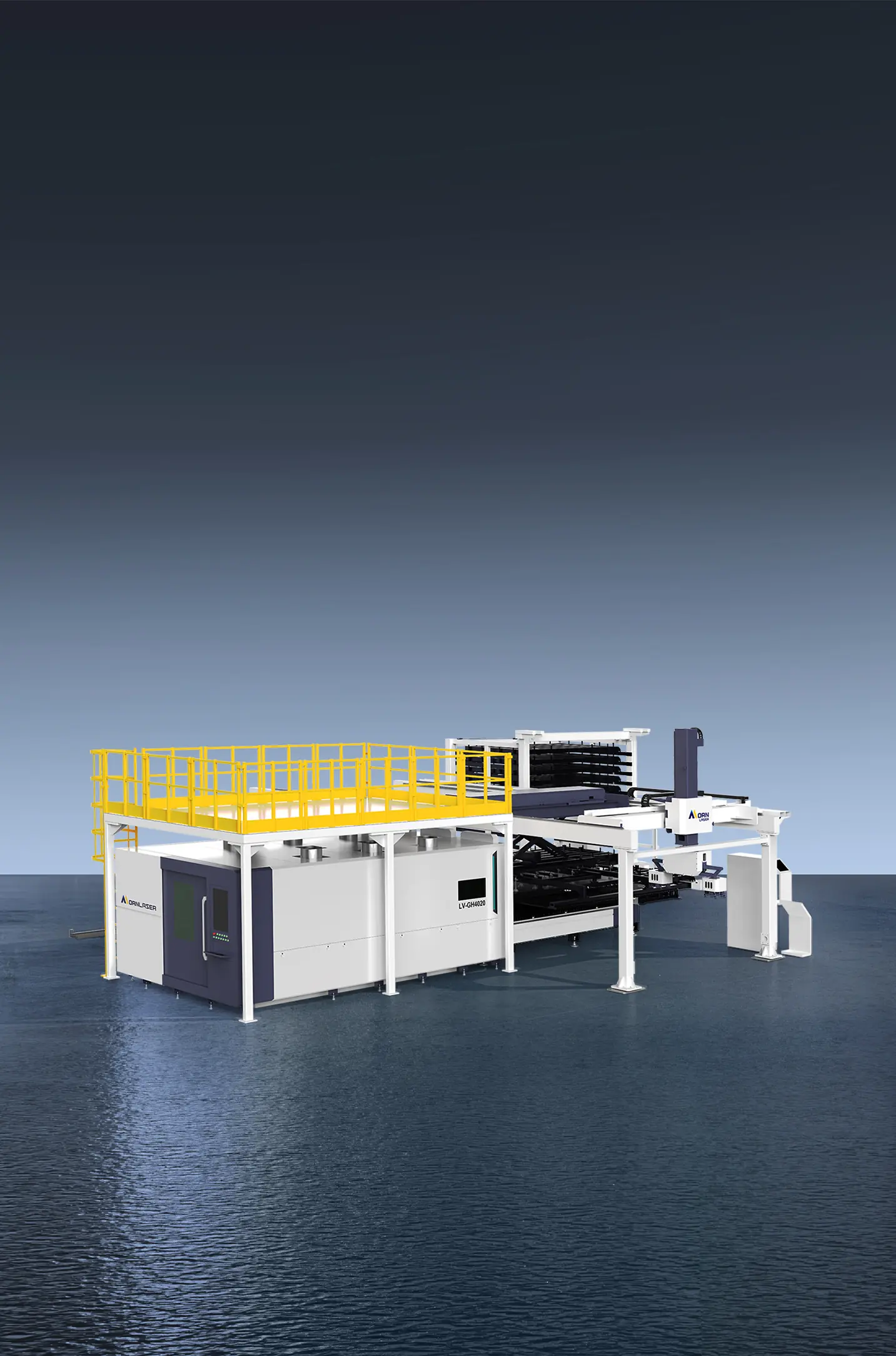 Fully Automatic Loading & Unloading Laser Cutting Production Line