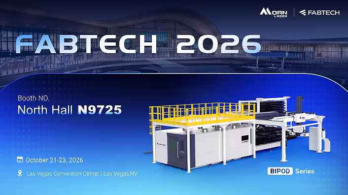 MORN Makes a Splash at FABTECH: High-Speed Laser Cutting Solutions Ignite the Show Floor 
